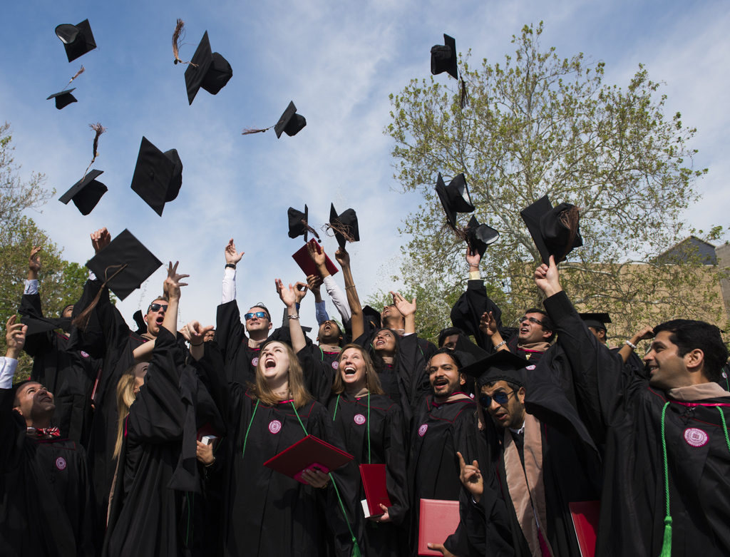 Graduación de MBAs, Kelley School of Business. Indiana University.